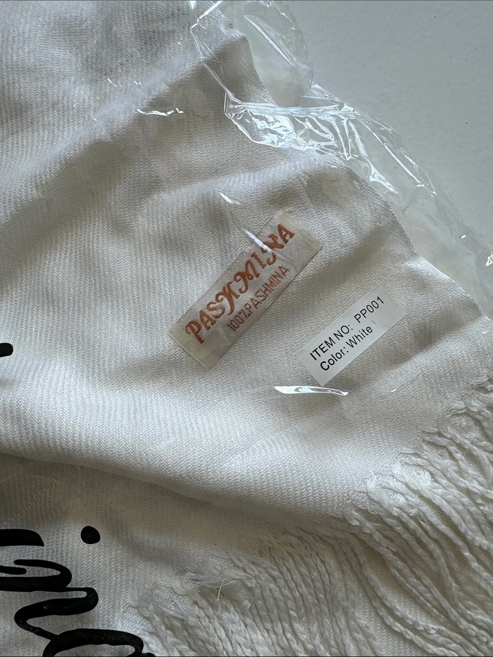 Pashmina white Scarf/shawl